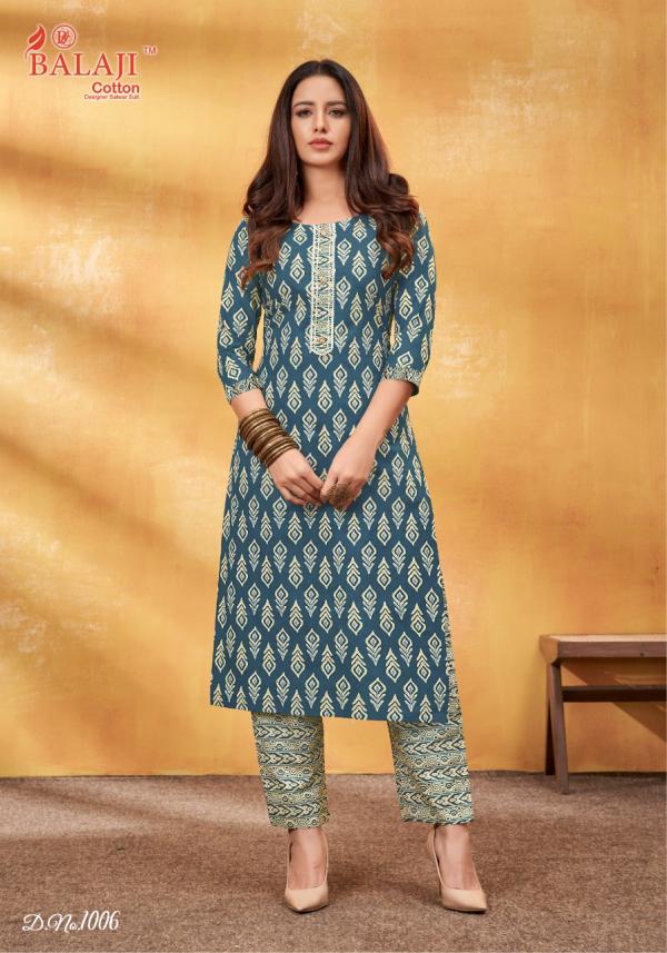 balaji shanaya vol-1 Cotton Designer kurti with pant Collection